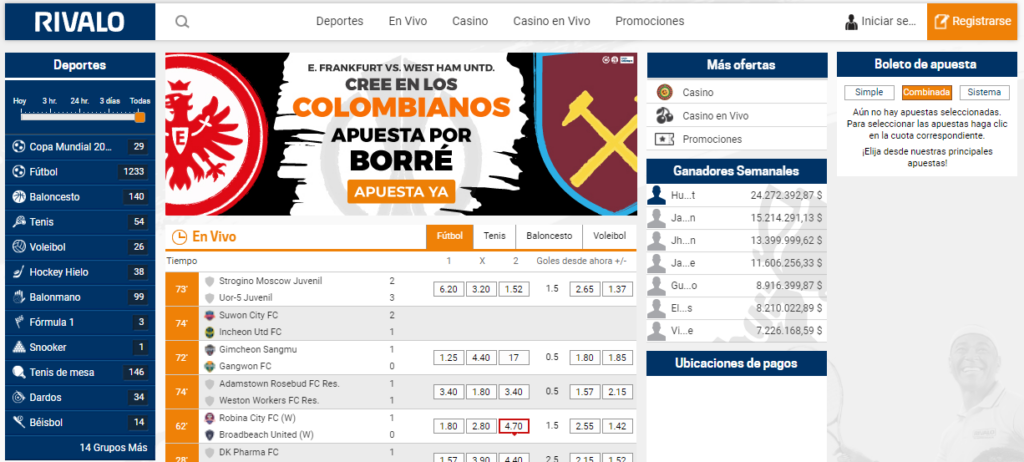 codigo de bono rivalo